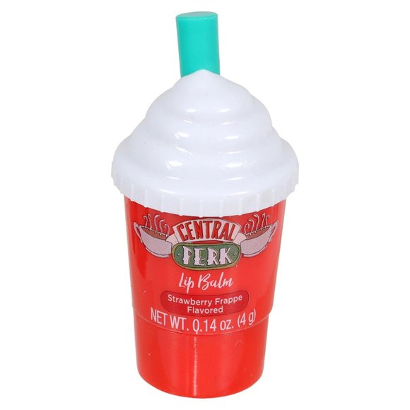 FRIENDS Coffee Themed Lip Balms, 0.14-oz. NEW Strawberry Frappe Flavored - Picture 4 of 4